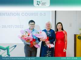 IMAGES FROM THE GRADUATION CEREMONY OF THE AMI 0–3 MONTESSORI ASSISTANT COURSE