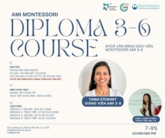 TUYỂN SINH KHÓA VĂN BẰNG GIÁO VIÊN MONTESSORI AMI 3–6 THÁNG 6 2026