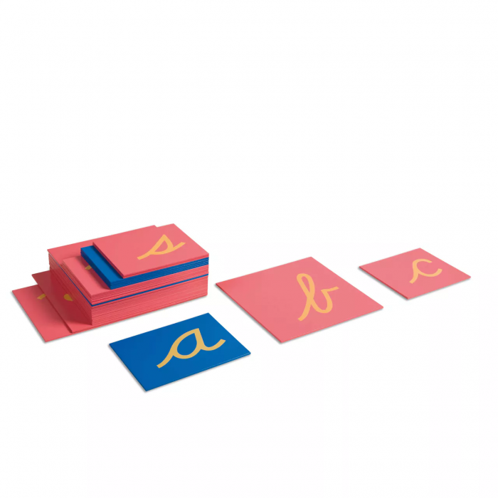 Chữ cái kiểu giấy nhám: Chữ viết tay - Sandpaper Letters: US Cursive