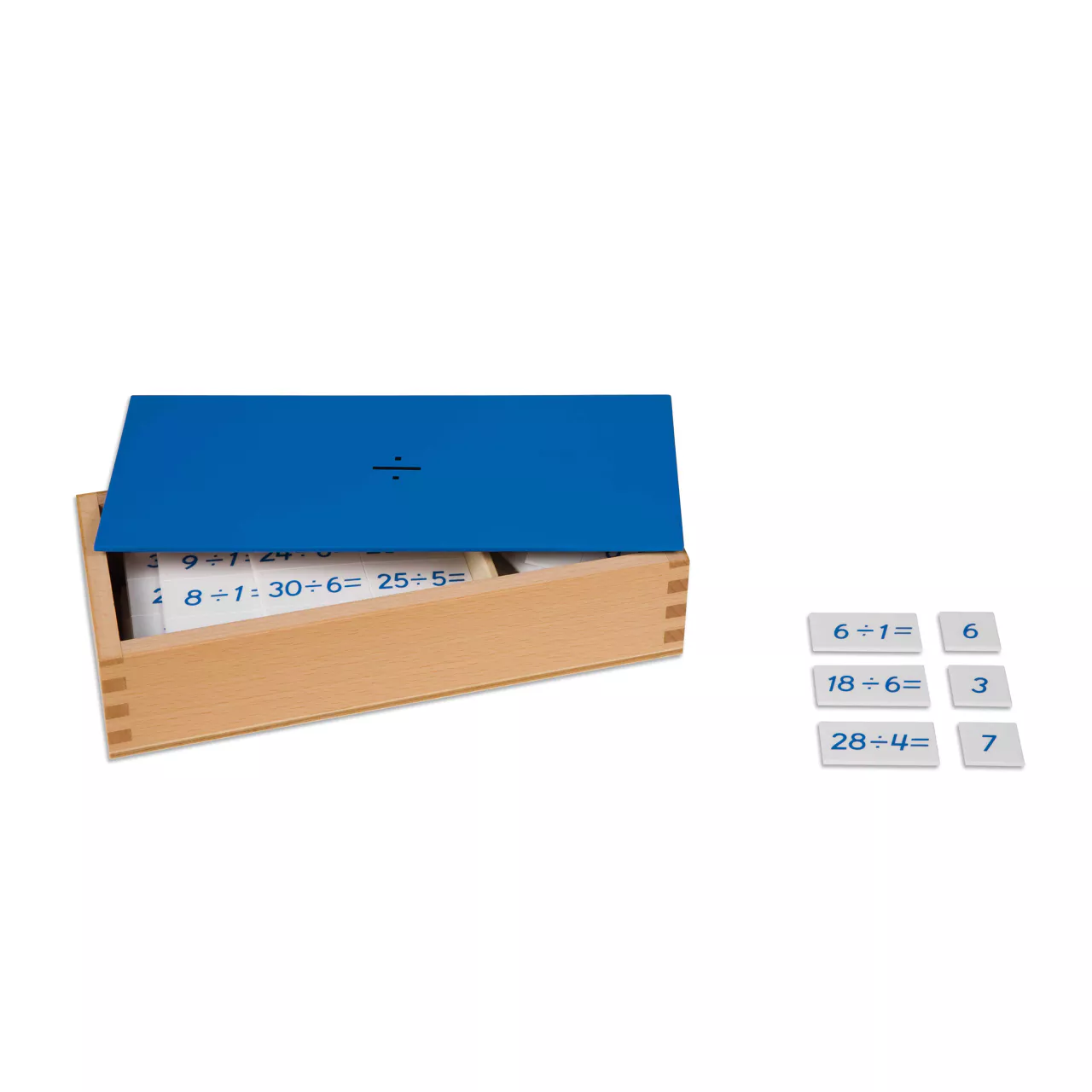 Hộp phương trình và số bị chia (Division Equations And Dividends Box)