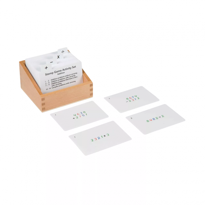 Bộ thẻ hoạt động Trò chơi con tem (Stamp Game Activity Set)