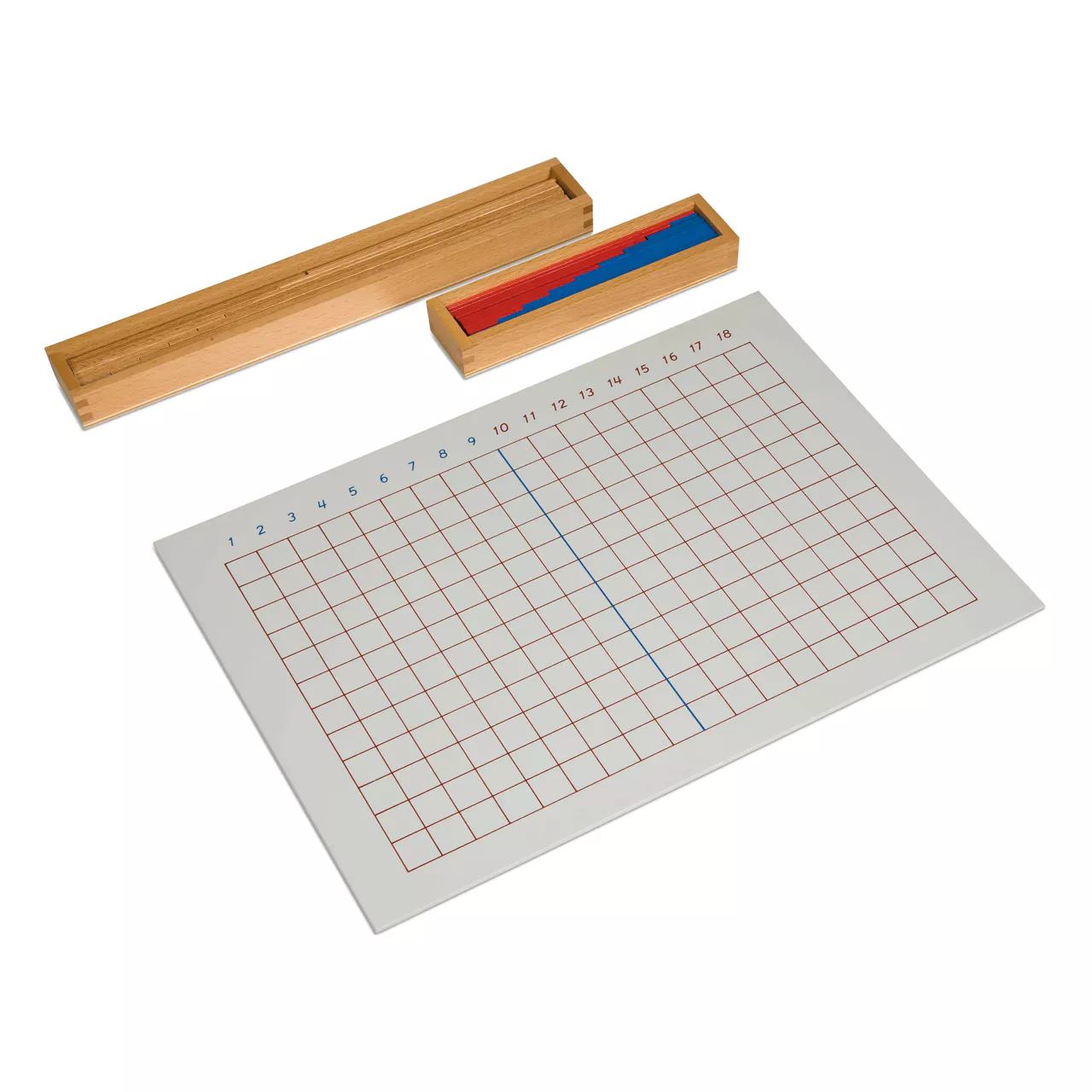 Bảng phép trừ với thước (Subtraction Strip Board)