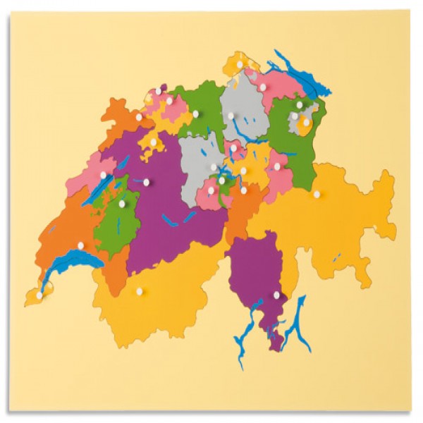 Bản đồ xếp hình: Thụy Sĩ