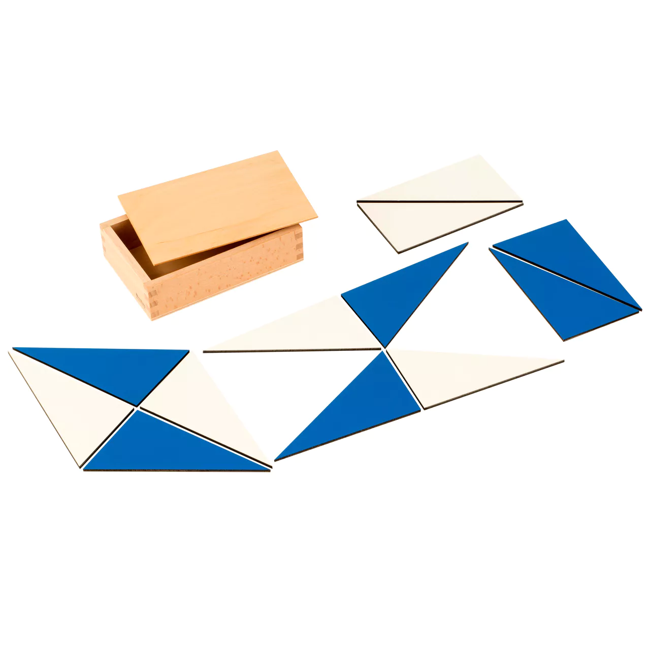 Hộp chữ nhật nhỏ (12 Identical Blue Triangles)